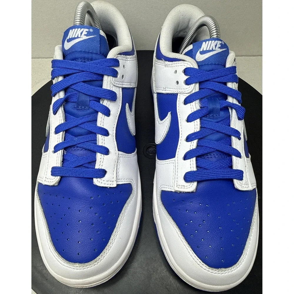 Nike Dunk Low Racer Blue White Reverse Kentucky Mens Sneaker DD1391-401 Size 7.5